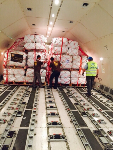 UPS_moves_humanitarian_aid_from_Jordan_to_Greece