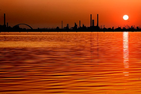 Venezia_Porto_Marghera_tramonto