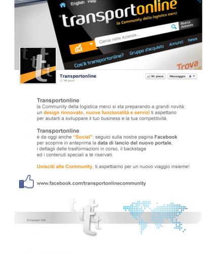 Transportonline da oggi anche "Social"