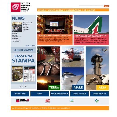 Filt Cgil sceglie Mela Communication per il restyling del proprio portale ufficiale