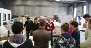 I futuri addetti alla logistica di magazzino in visita alla filiale FERCAM di Udine