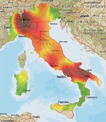 Ecco la mappa dei furti di camion in Italia