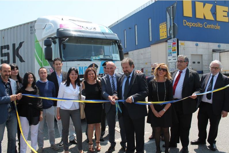 A Piacenza nuovo terminal merci ferroviario.