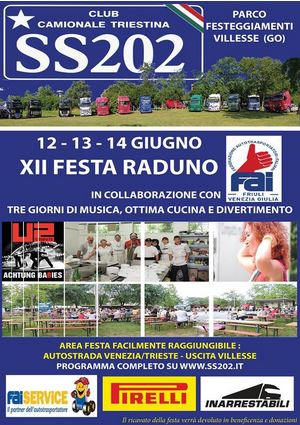 Fai Service sponsor del XII Raduno di Gorizia delCLUB SS202 Camionale Triestina