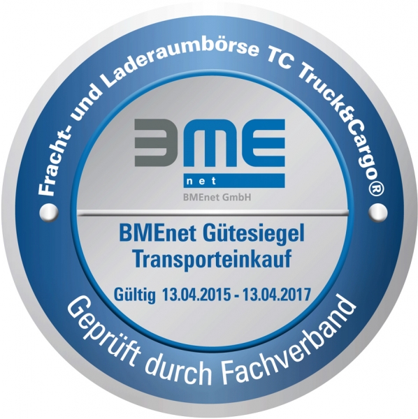 Premio alla borsa carichi di TimoCom: TC Truck&Cargo® ottiene il marchio di qualit BME