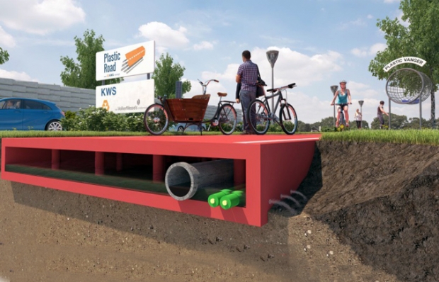 Rotterdam testa le prime strade in plastica riciclata