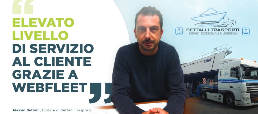 Bettalli Trasporti offre un livello superiore di servizio al cliente grazie a TomTom Telematics