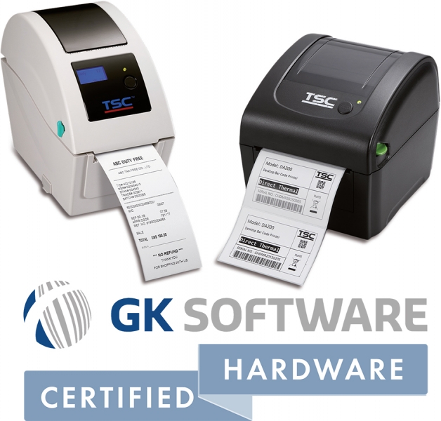 La prestigiosa certificazione GK Software per le stampanti da tavolo di TSC