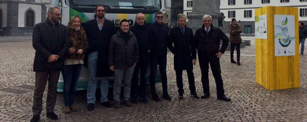 Valtellina - Flotta di 12 camion a metano liquido per una Valle pulita