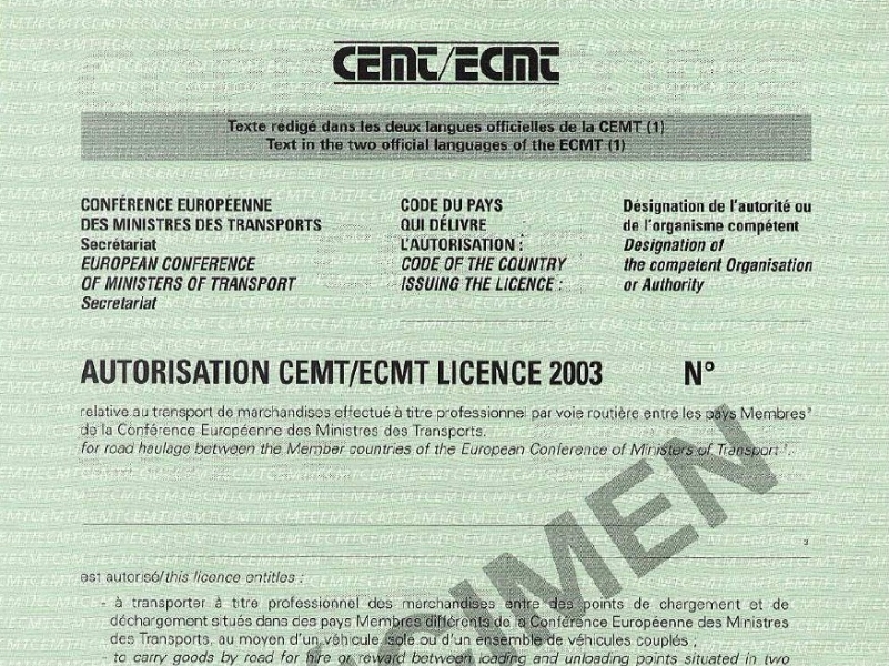 CEMT 2016: il Ministero rende note le assegnazioni delle autorizzazioni