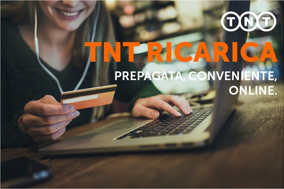 TNT lancia "Ricarica": per non restare mai a… secco di spedizioni!