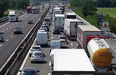 Traffico in calo in Italia per il secondo anno consecutivo