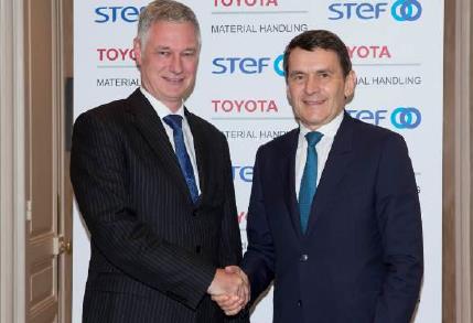 Contratto europeo strategico di 4 anni tra STEF e TOYOTA MATERIAL HANDLING EUROPE
