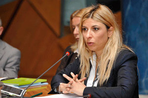 Silvia Velo, sottosegretario all'Ambiente, illustra l'iter procedurale in corso per la nuova piattaforma SISTRI.