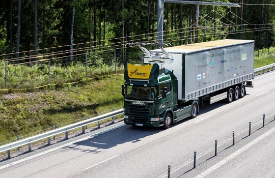 Scania inaugura la prima strada elettrica al mondo