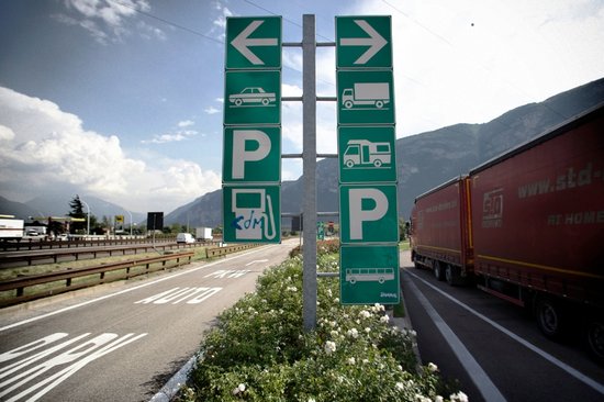 Autostrada del Brennero aumenta la sosta per camion