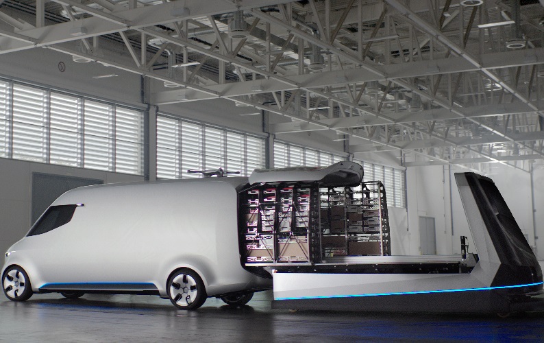 Mercedes-Benz Vans sviluppa un veicolo commerciale con un concept altamente efficiente per le consegne dell'ultimo miglio