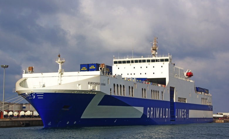 Grimaldi ''aggiunge'' la motonave Eurocargo Salerno: da Savona Barcellona tre volte la settimana
