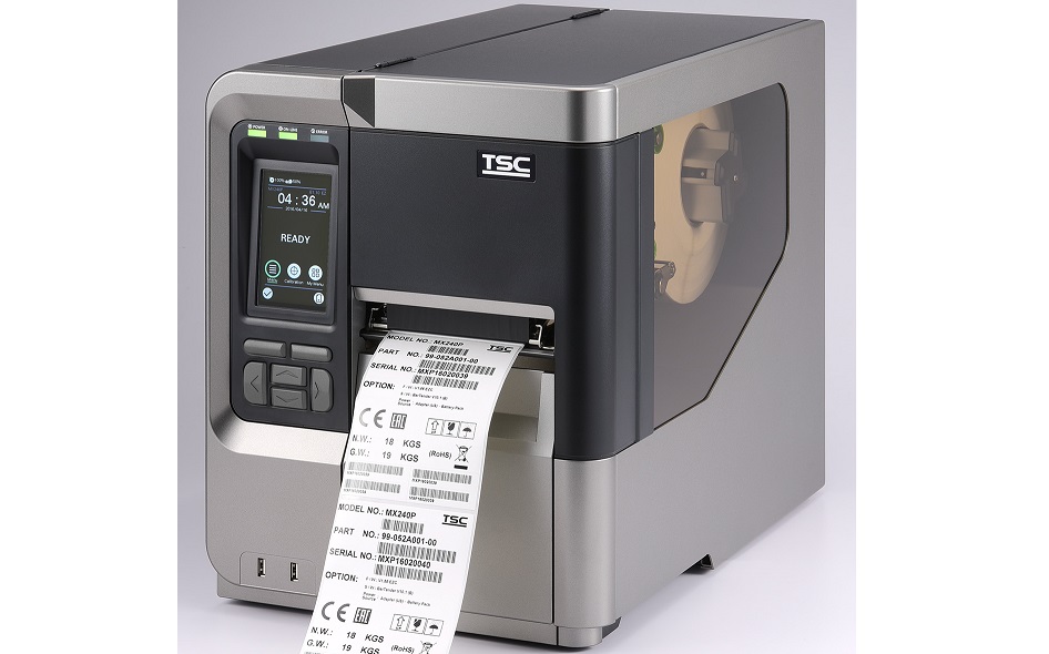 TSC Auto ID lancia la nuova serie di stam-panti industriali per etichette MX240P