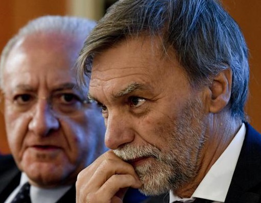 Incontro tra Ministro Delrio e Presidente Rossi sulle priorit infrastrutturali in Toscana