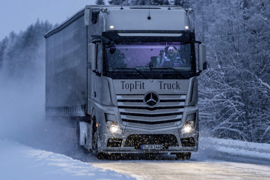 La luce fa bene agli autisti di truck