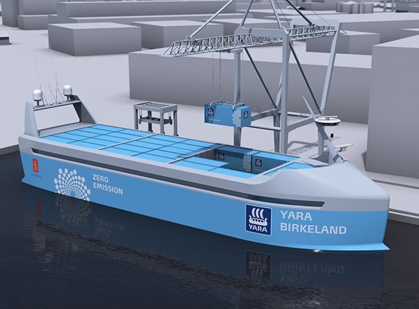 La Norvegia progetta navi cargo a guida autonoma