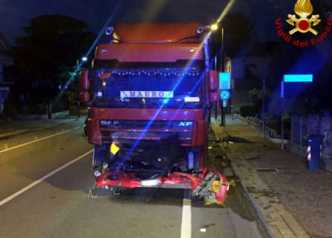 Schianto sulla Valsugana, indagato per omicidio stradale il camionista