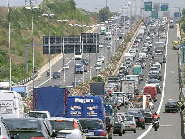 Traffico, i dati di agosto