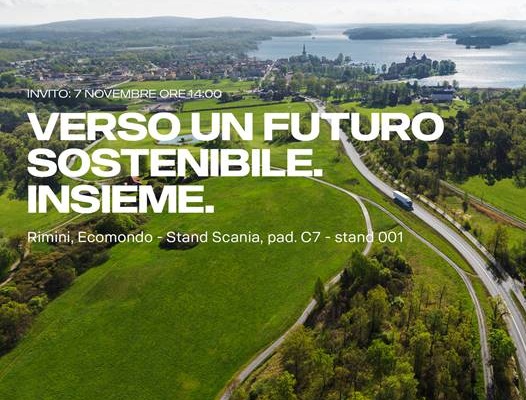 Scania presenta: ''Verso un futuro sostenibile. Insieme.''