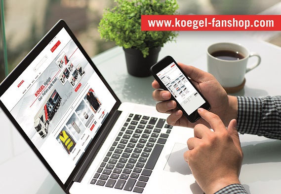 Nuovo fan shop di Kgel: ora possibile ordinare mezzi pubblicitari 24 ore su 24