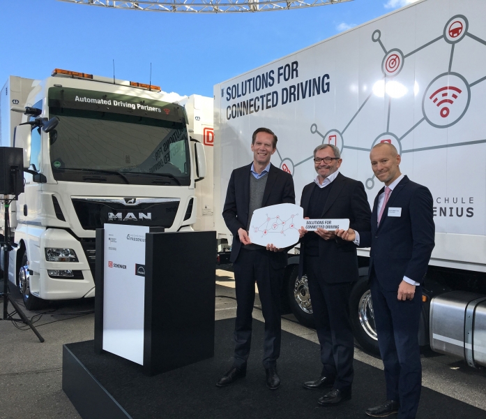 MAN consegna a DB Schenker i veicoli per la sperimentazione del platooning