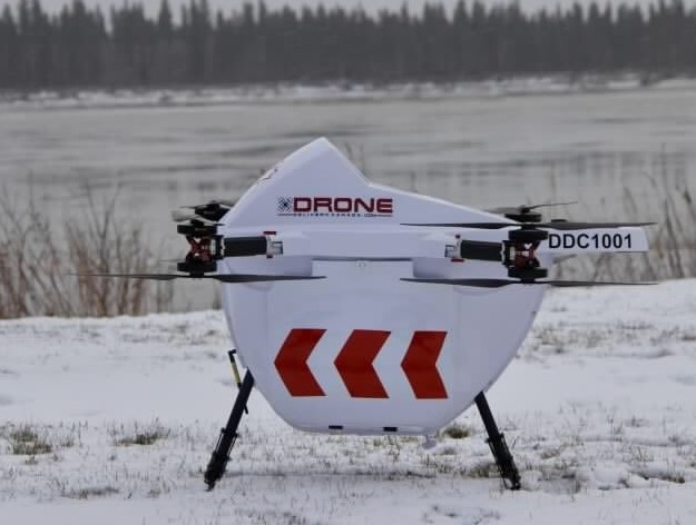 Drone per il trasporto di merci in Canada