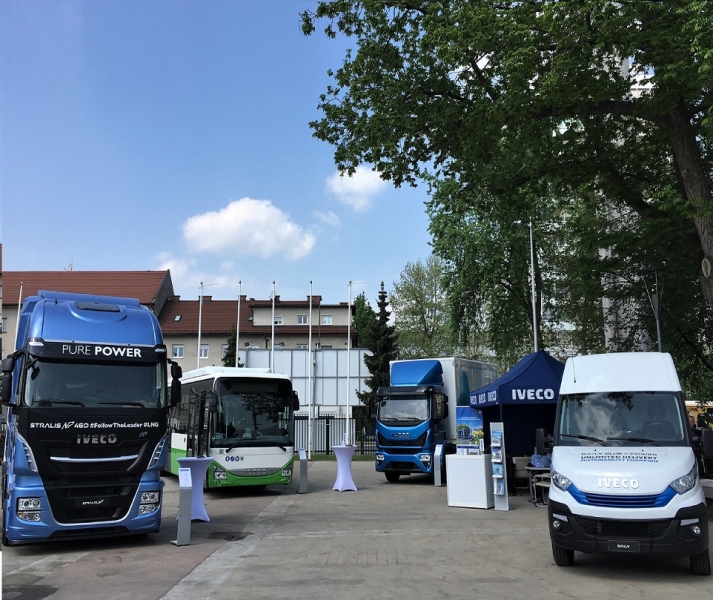 IVECO espone la propria gamma completa di veicoli alimentati a gas naturale in occasione dei TEN-T Days 2018