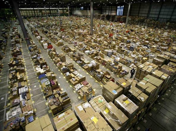 Amazon sbarca a Roma con un nuovo deposito di smistamento