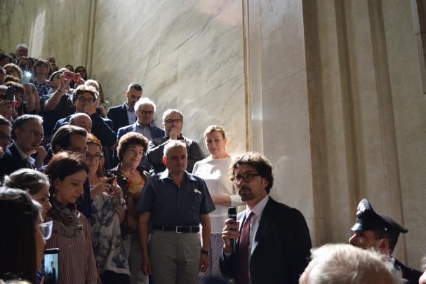 Toninelli incontra il personale Mit