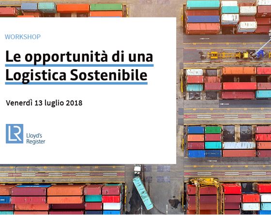 Workshop ''Le opportunità di una Logistica Sostenibile''