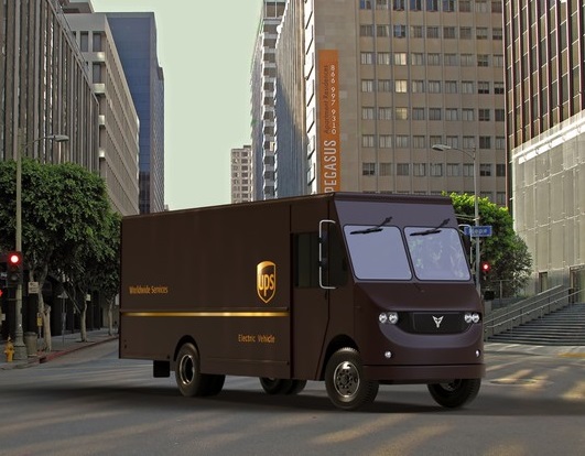UPS sviluppa un camion elettrico con autonomia di oltre 150 km