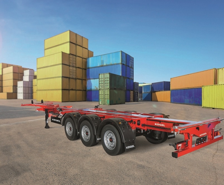 Kögel 45 Triplex : il nuovo telaio per container in struttura leggera Kögel