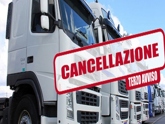Albo autotrasporto: altre 50 imprese verranno cancellate