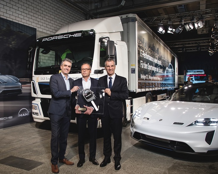 Porsche sceglie un MAN eTGM per una logistica a zero emissioni