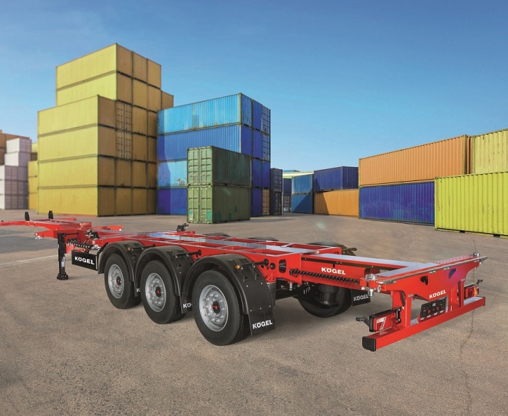 Il nuovo telaio per container in struttura leggera Kögel: Kögel 45 Triplex