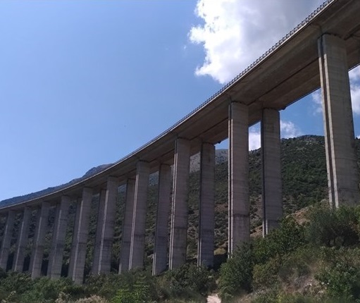 A24, al via prove di carico su uno dei viadotti in Abruzzo