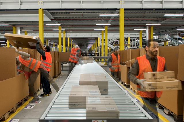 Amazon apre nuovo deposito smistamento a Roma