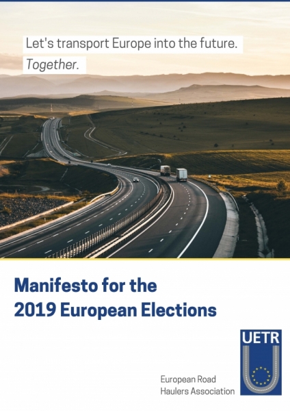 ''Trasportiamo l'Europa nel futuro. Insieme'', manifesto dell'UETR per le elezioni europee
