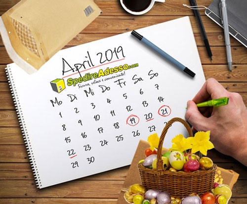 SpedireAdesso.com operatività Pasqua 2019