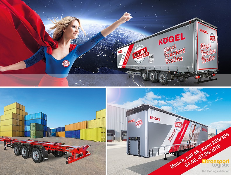 Transport Logistic 2019: Kögel espone i rimorchi della generazione NOVUM e i suoi servizi