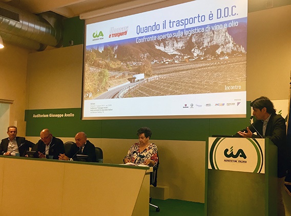 Vino e Olio, patto tra produttori e logistica per trasporto veramente D.O.C.