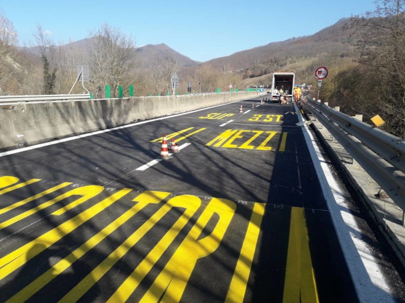 E45, viadotto Puleto riapre al traffico anche ai camion fino a 30 tonnellate