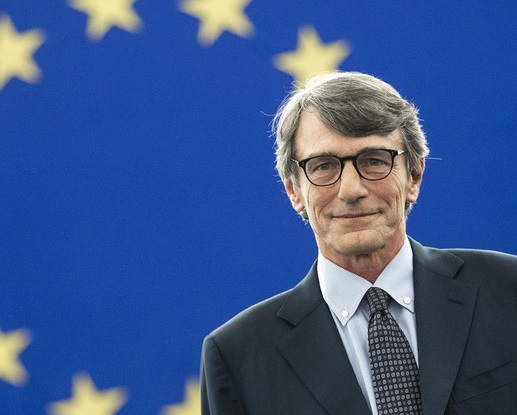 Il Presidente David Sassoli plaude alla Biennale della Logistica - BILOG 2019