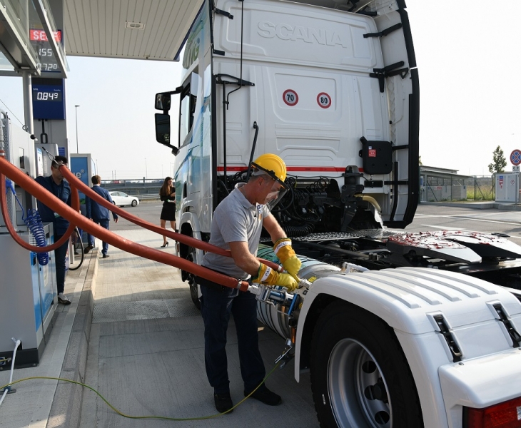 A35 Brebemi, Scania e Socogas inaugurano nuove stazioni LNG